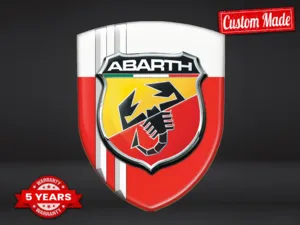 Fiat Abarth Logo Pegatina Diseño Máximo Estilo Pro Duradero